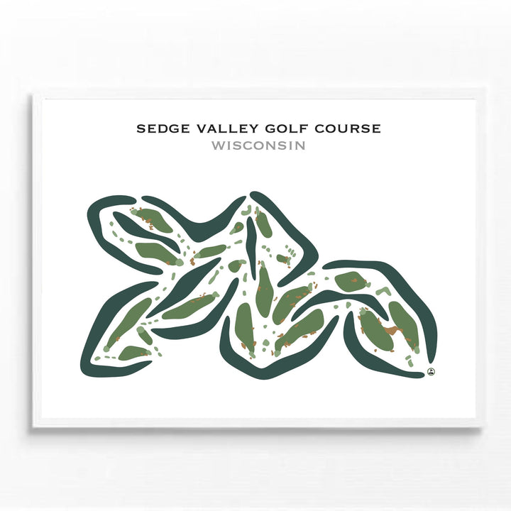 Sedge Valley Golf Course, Wisconsin - Printed Golf Courses