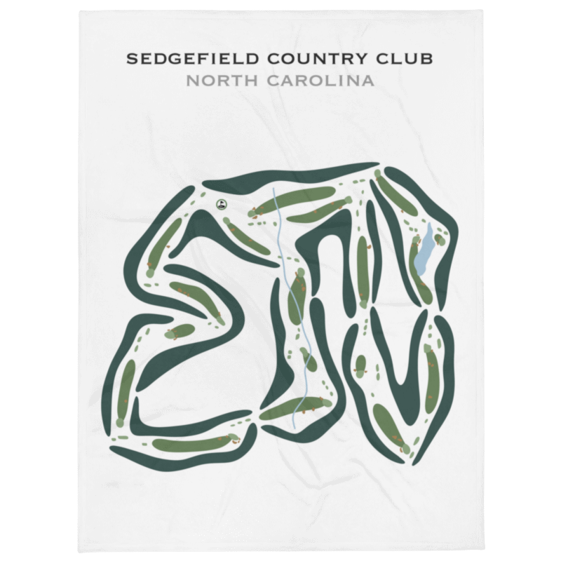 Sedgefield Country Club, North Carolina - Printed Golf Courses