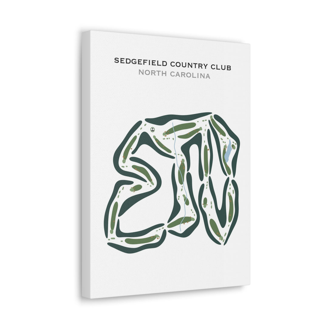 Sedgefield Country Club, North Carolina - Printed Golf Courses