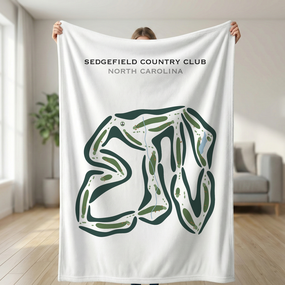 Sedgefield Country Club, North Carolina - Printed Golf Courses