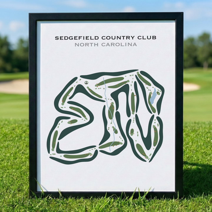 Sedgefield Country Club, North Carolina - Printed Golf Courses