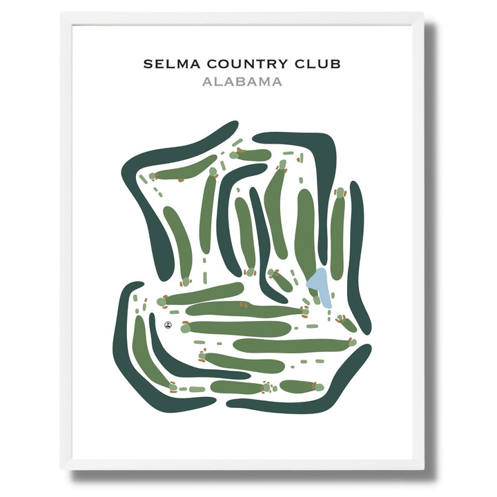 Selma Country Club, Alabama - Printed Golf Courses