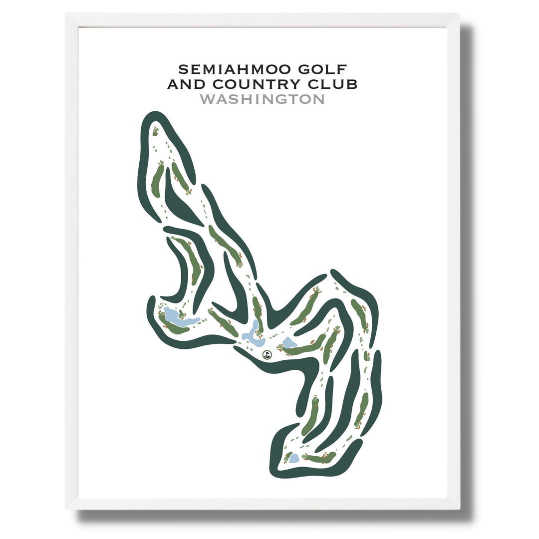 Semiahmoo Golf & Country Club, Washington - Printed Golf Courses
