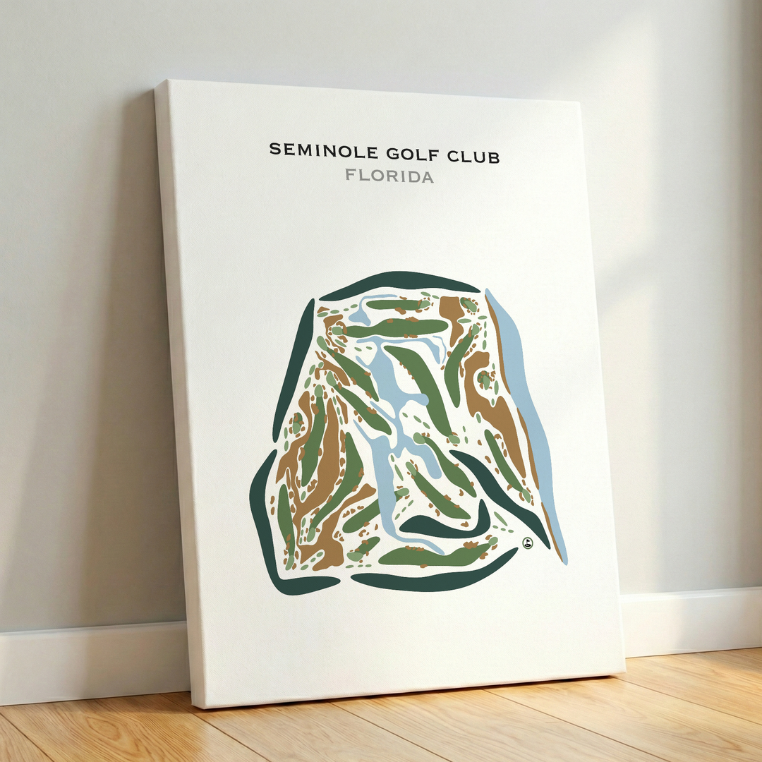 Seminole Golf Club, Florida - Printed Golf Courses