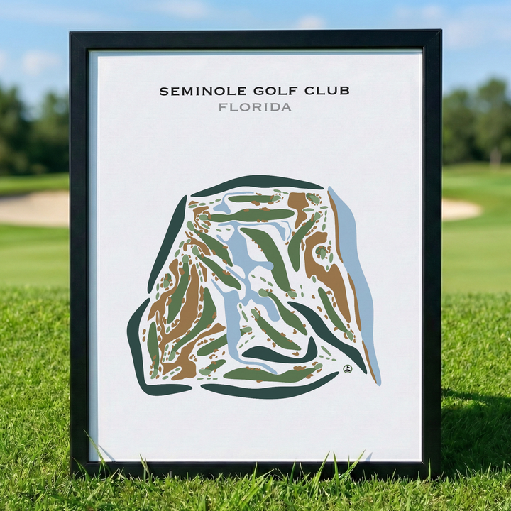 Seminole Golf Club, Florida - Printed Golf Courses