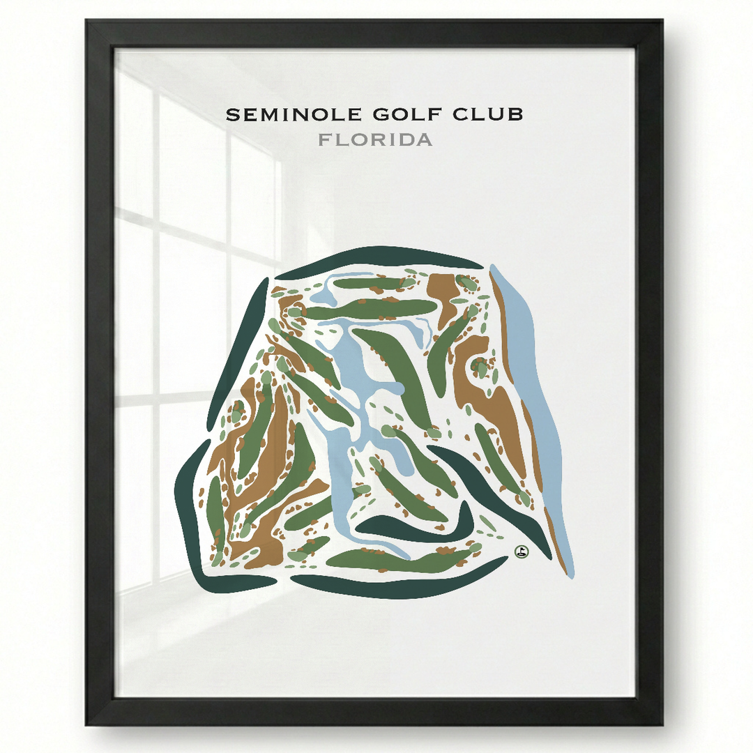 Seminole Golf Club, Florida - Printed Golf Courses