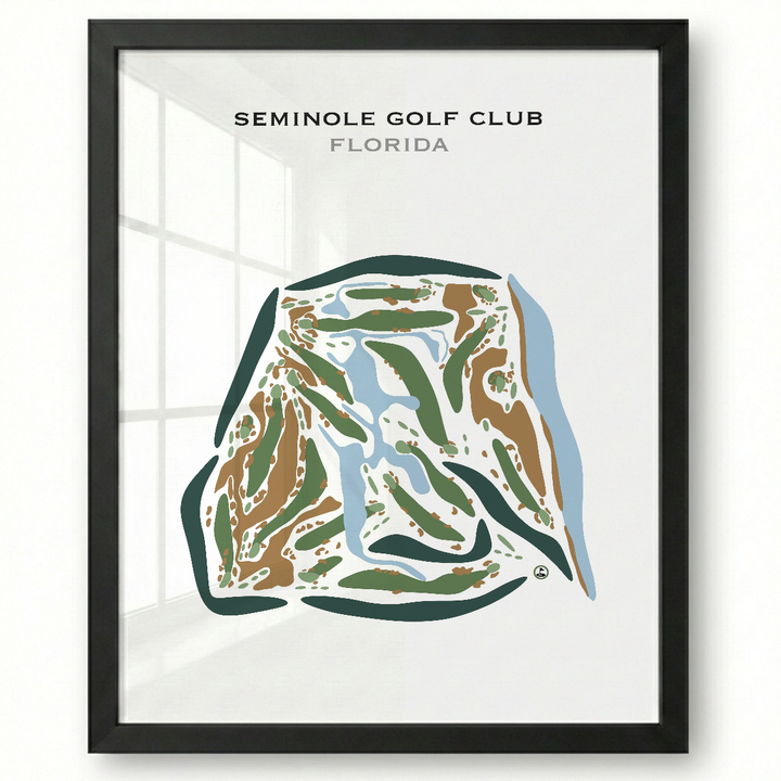 Seminole Golf Club, Florida - Printed Golf Courses