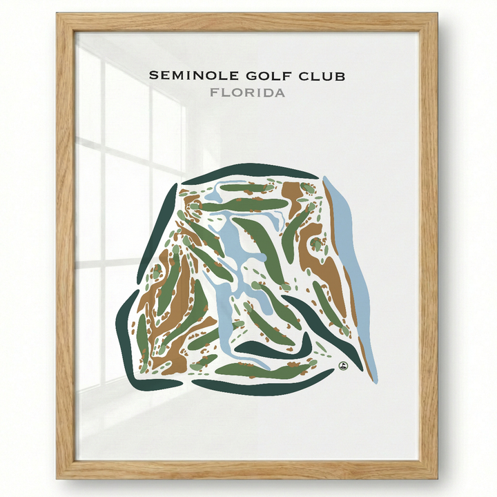 Seminole Golf Club, Florida - Printed Golf Courses
