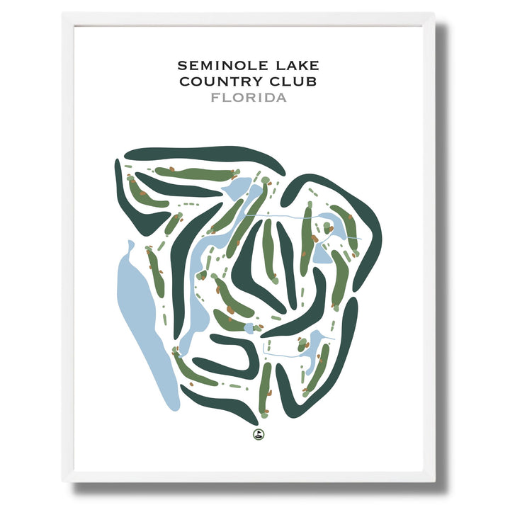 Seminole Lake Country Club, Florida - Printed Golf Courses