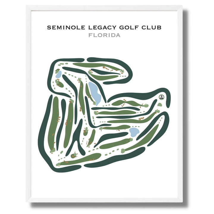Seminole Legacy Golf Club, Florida - Printed Golf Courses - Golf Course Prints