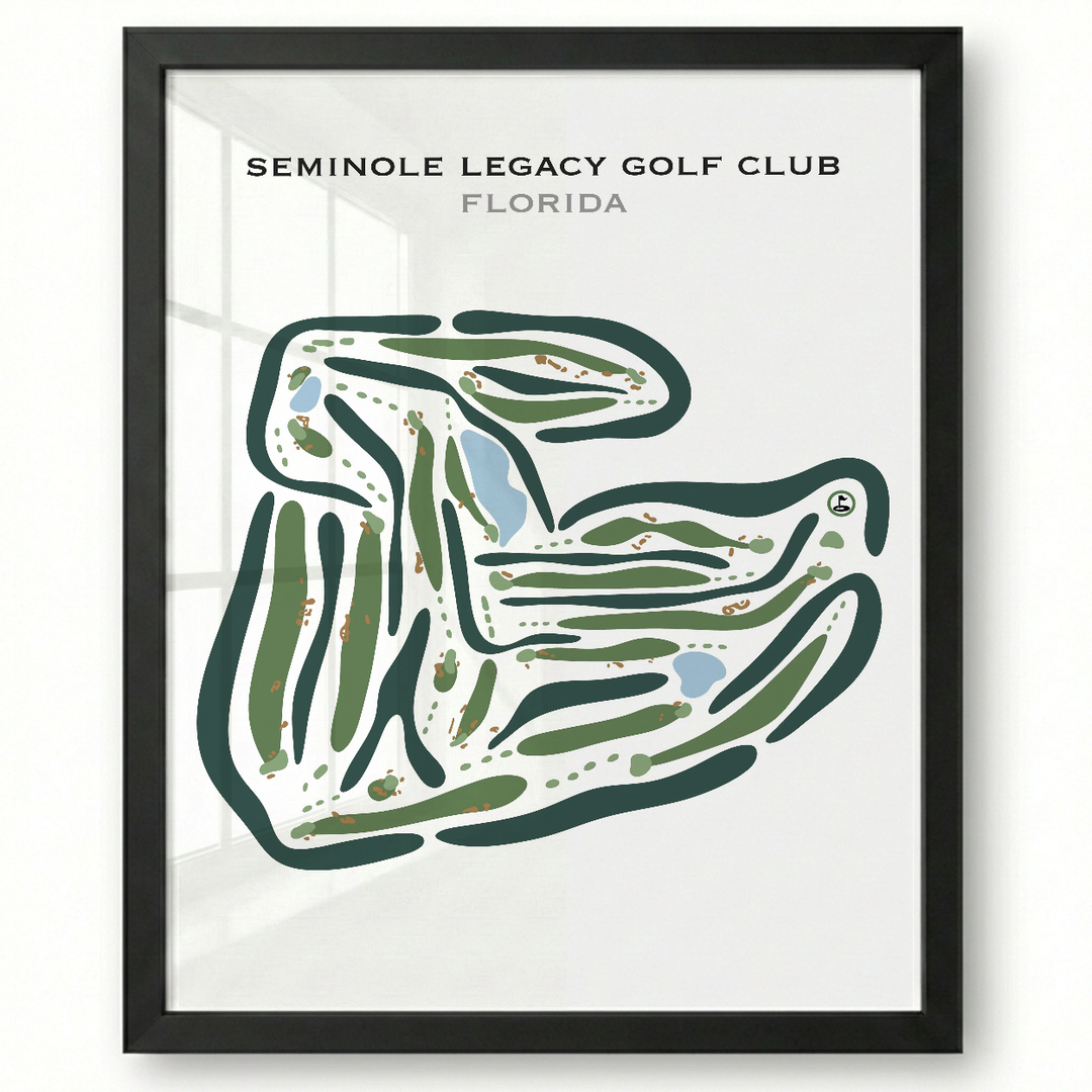 Seminole Legacy Golf Club, Florida - Printed Golf Courses