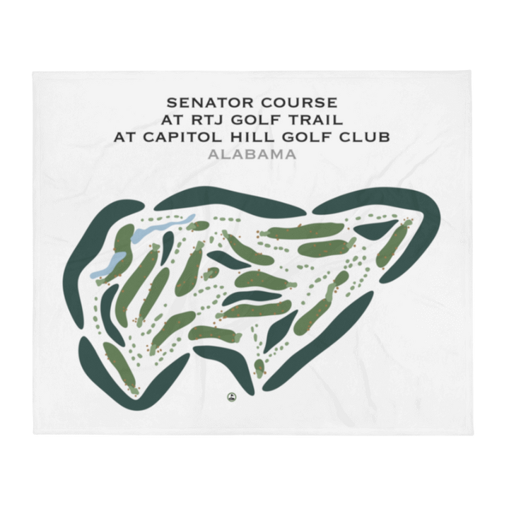 Senator Course at RTJ Golf Trail at Capitol Hill, Alabama - Printed Golf Courses