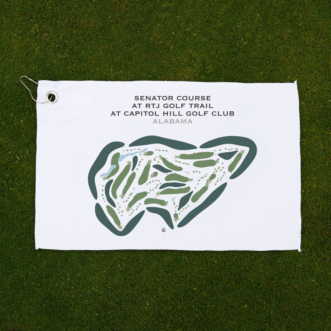 Senator Course at RTJ Golf Trail at Capitol Hill, Alabama - Printed Golf Courses