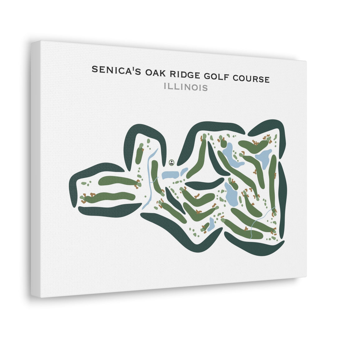 Senica’s Oak Ridge Golf Club, Illinois - Printed Golf Courses