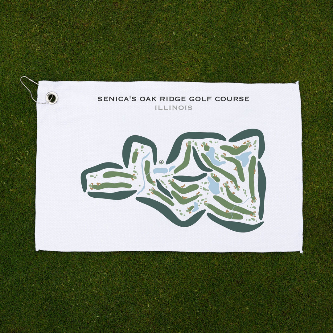 Senica’s Oak Ridge Golf Club, Illinois - Printed Golf Courses