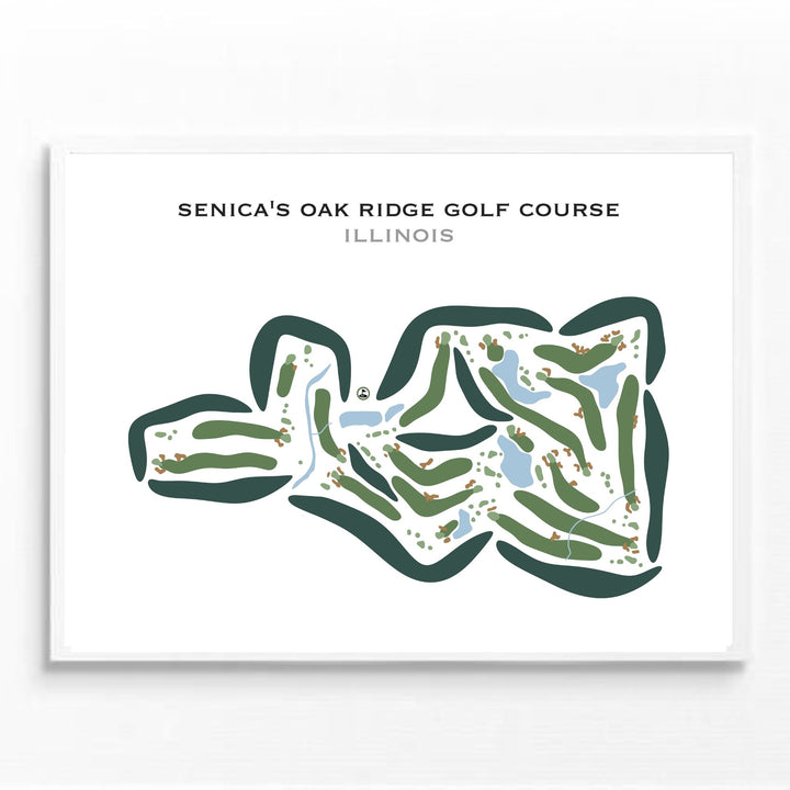 Senica’s Oak Ridge Golf Club, Illinois - Printed Golf Courses