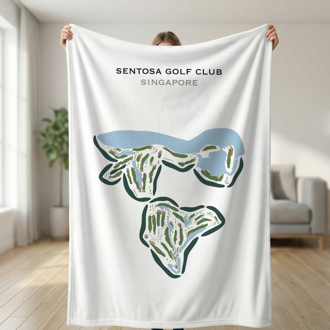 Sentosa Golf Club, Singapore - Printed Golf Courses