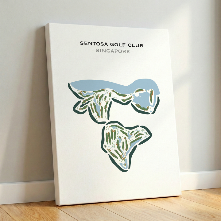 Sentosa Golf Club, Singapore - Printed Golf Courses