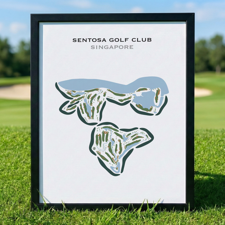 Sentosa Golf Club, Singapore - Printed Golf Courses