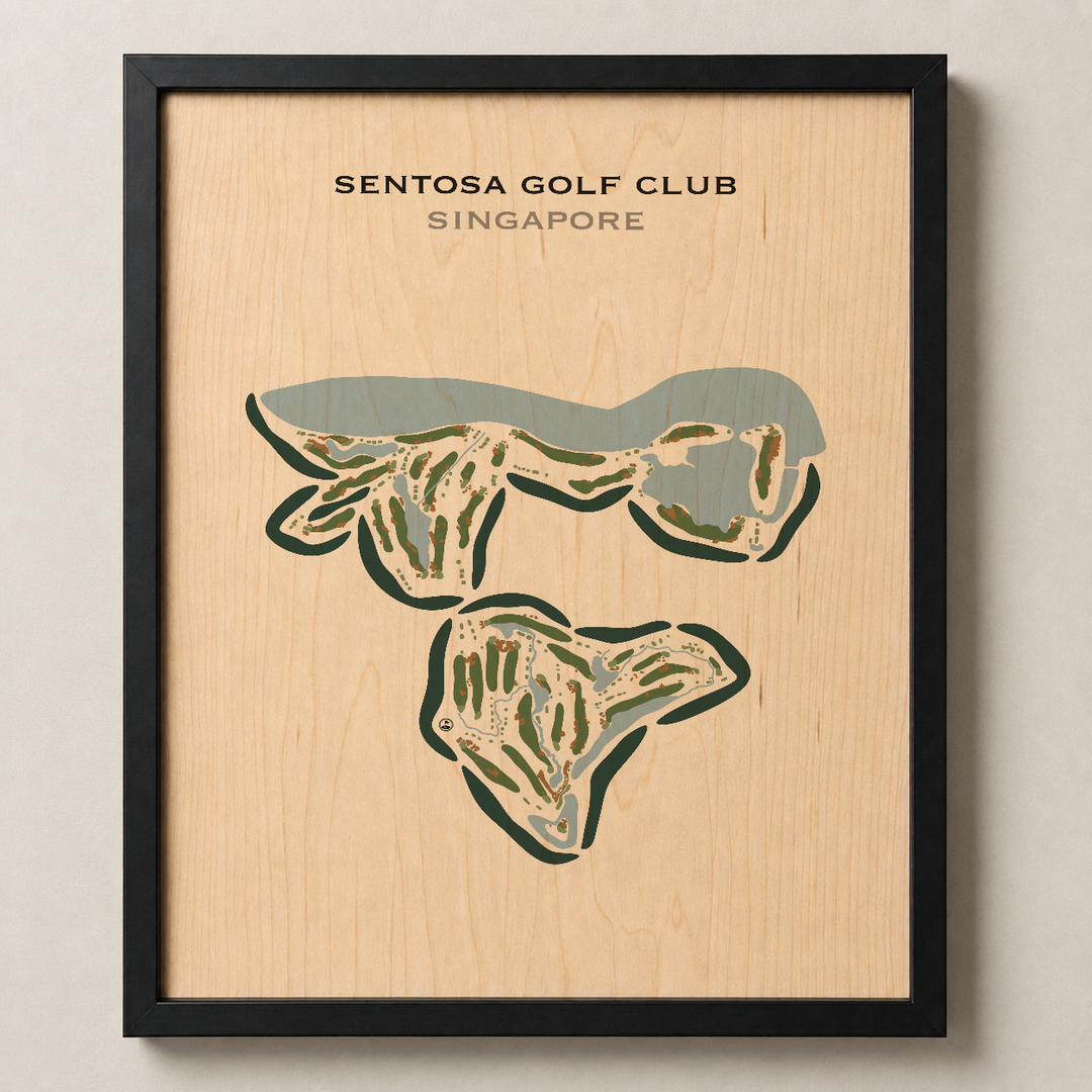 Sentosa Golf Club, Singapore - Printed Golf Courses