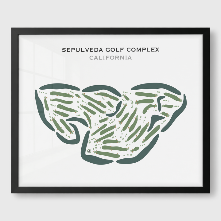 Sepulveda Golf Complex, California - Printed Golf Courses