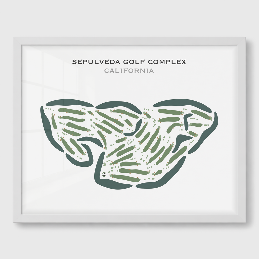 Sepulveda Golf Complex, California - Printed Golf Courses