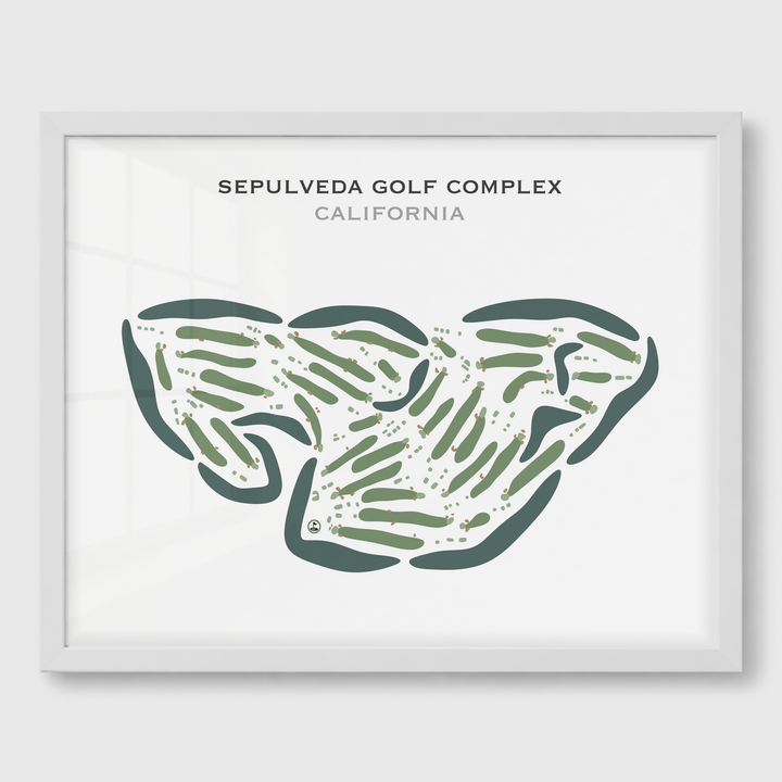 Sepulveda Golf Complex, California - Printed Golf Courses
