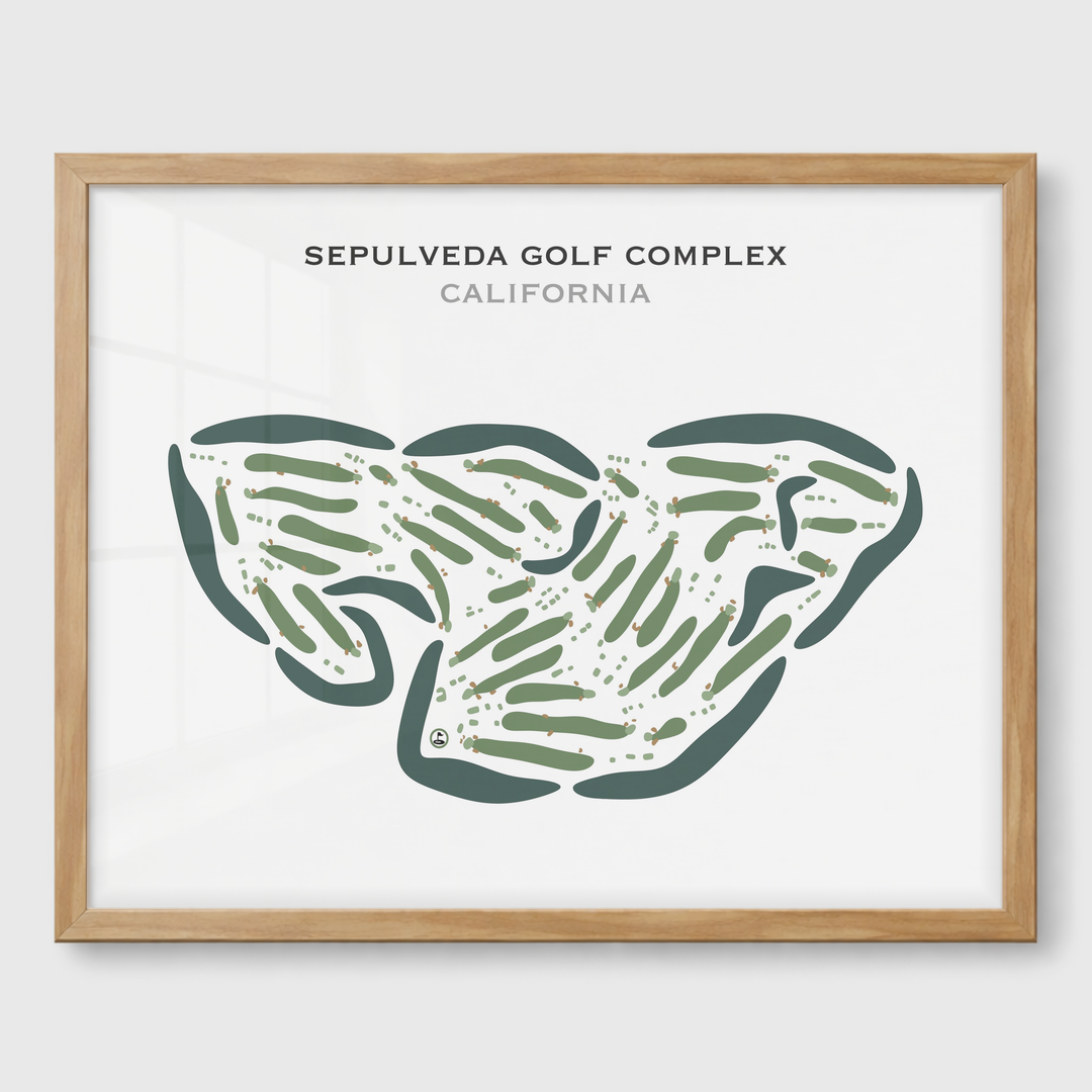 Sepulveda Golf Complex, California - Printed Golf Courses