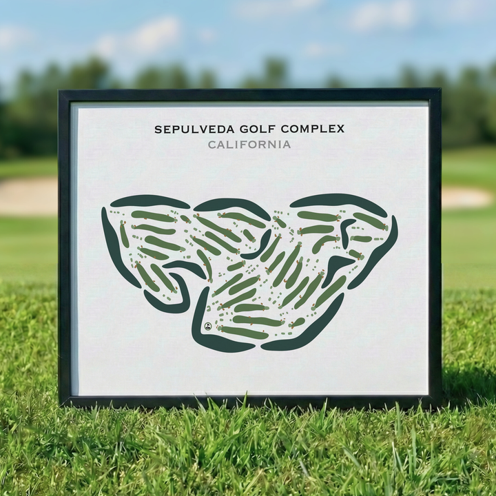Sepulveda Golf Complex, California - Printed Golf Courses