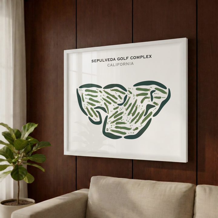 Sepulveda Golf Complex, California - Printed Golf Courses