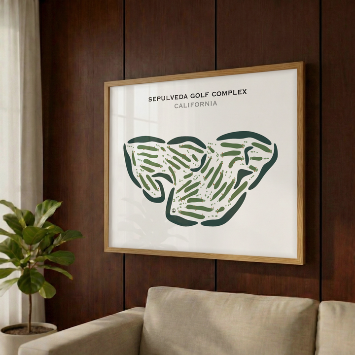 Sepulveda Golf Complex, California - Printed Golf Courses
