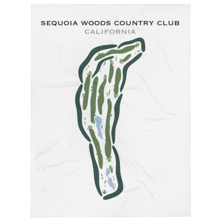 Sequoia Woods Country Club, California - Printed Golf Courses