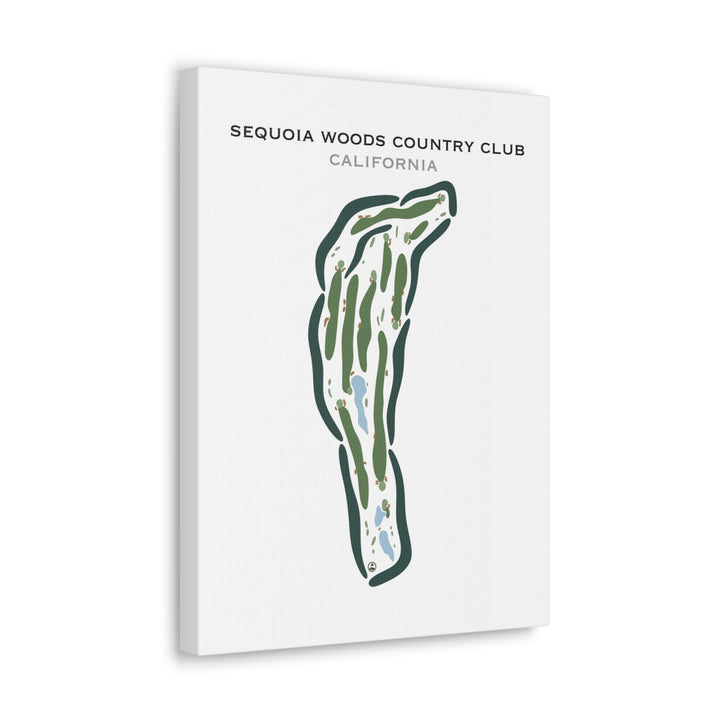 Sequoia Woods Country Club, California - Printed Golf Courses