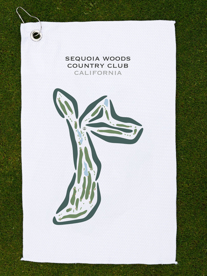 Sequoia Woods Country Club, California - Printed Golf Courses