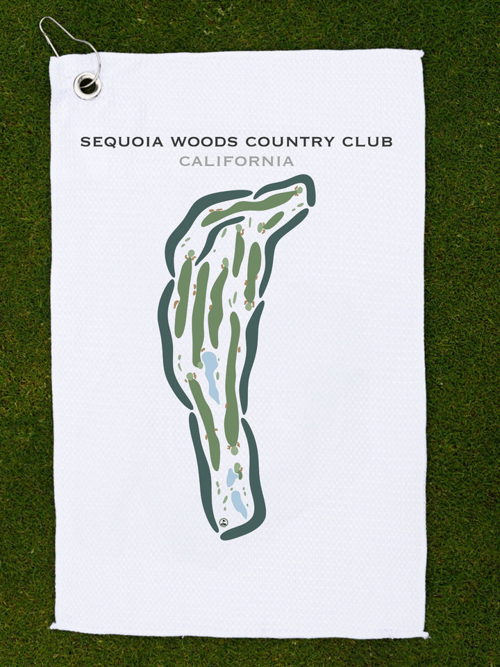Sequoia Woods Country Club, California - Printed Golf Courses