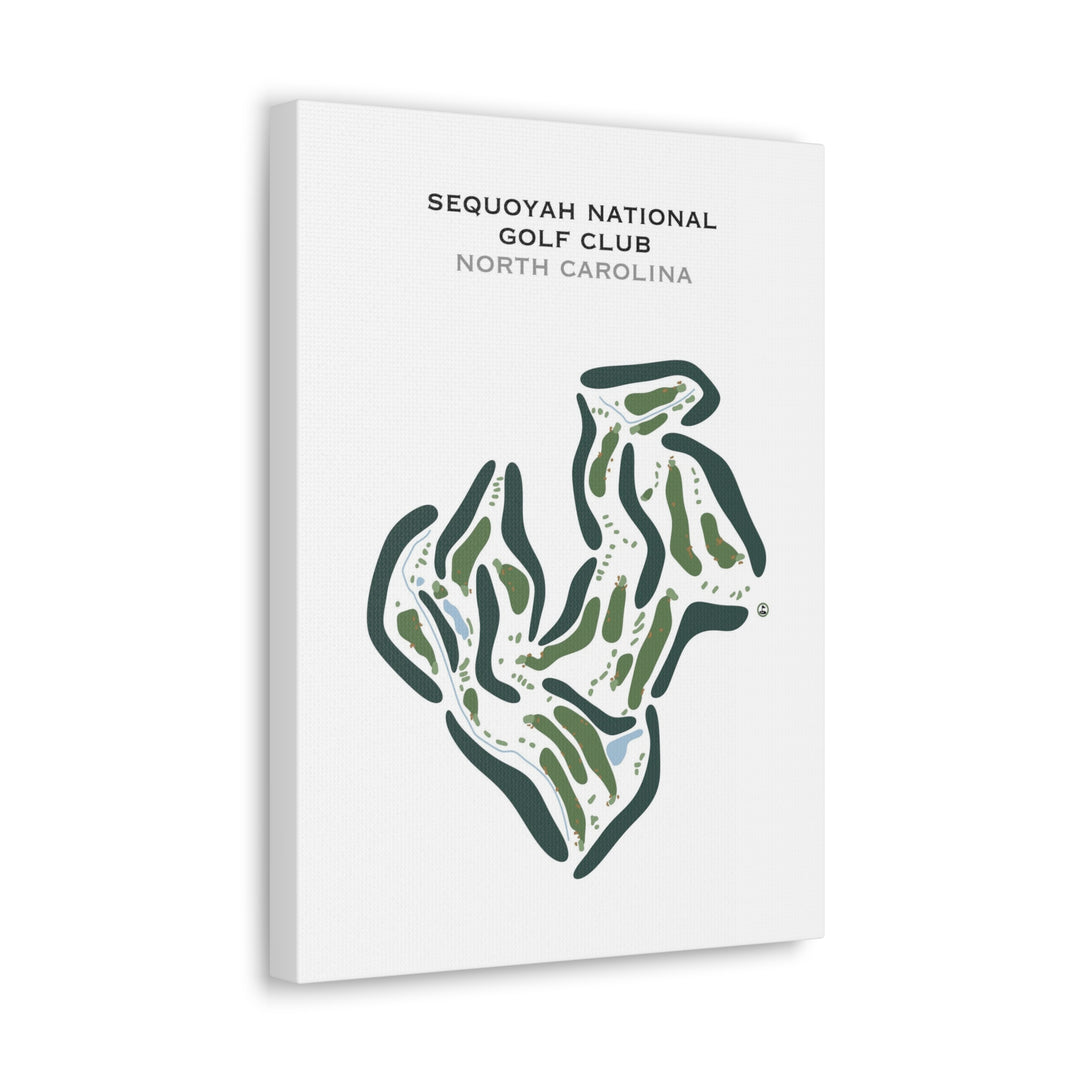 Sequoyah National Golf Club, North Carolina - Printed Golf Courses