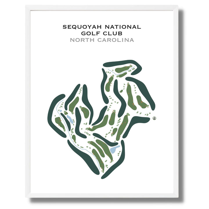 Sequoyah National Golf Club, North Carolina - Printed Golf Courses