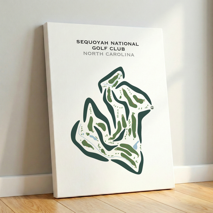 Sequoyah National Golf Club, North Carolina - Printed Golf Courses