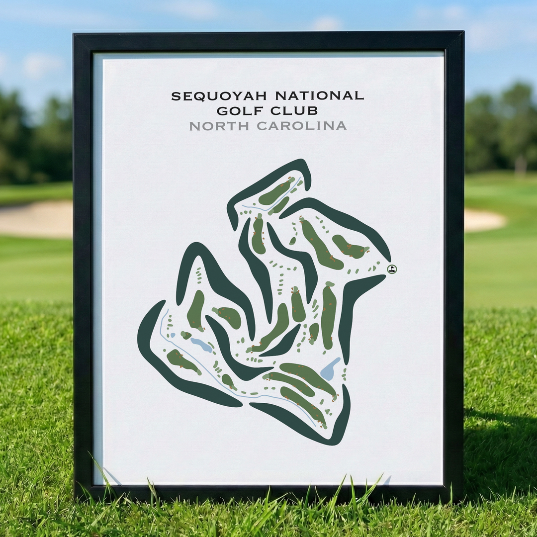 Sequoyah National Golf Club, North Carolina - Printed Golf Courses