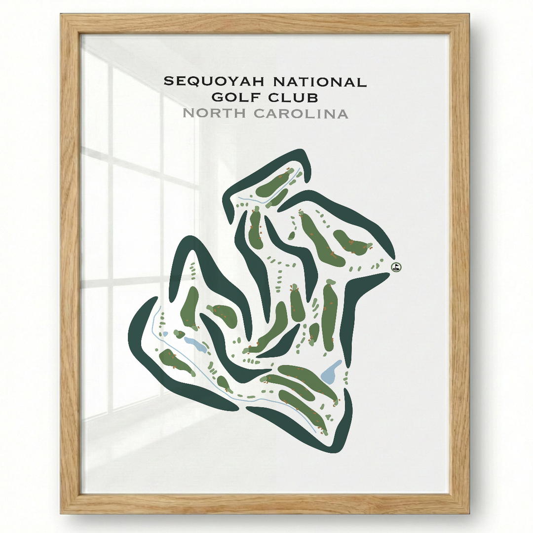 Sequoyah National Golf Club, North Carolina - Printed Golf Courses