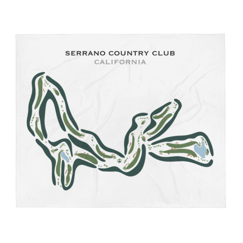 Serrano Country Club, California - Printed Golf Courses