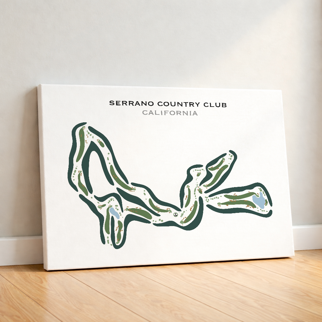 Serrano Country Club, California - Printed Golf Courses