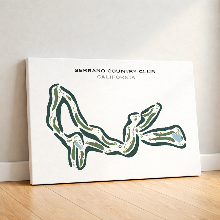 Serrano Country Club, California - Printed Golf Courses