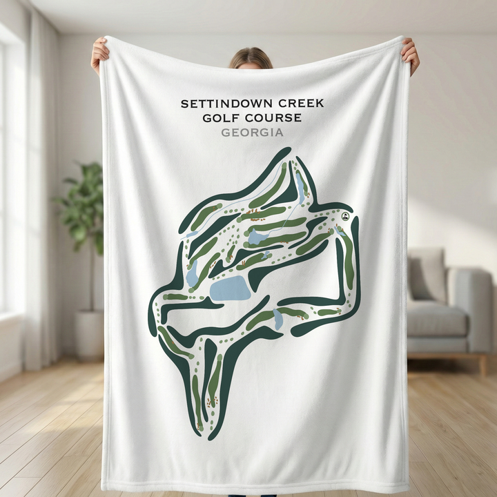 Golf Course, Georgia - Printed Golf Courses