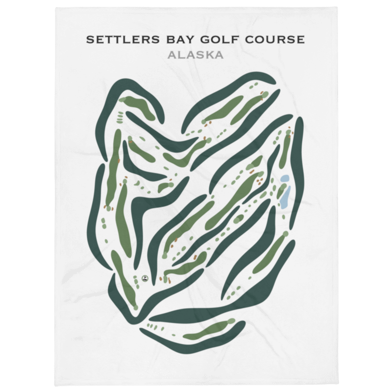 Settlers Bay Golf Course, Alaska - Printed Golf Courses