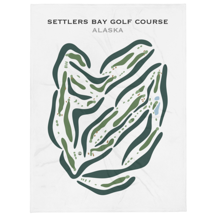 Settlers Bay Golf Course, Alaska - Printed Golf Courses
