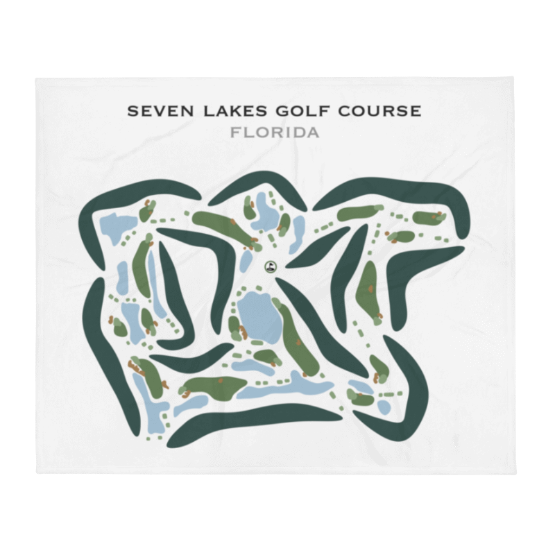 Seven Lakes Golf Course, Florida - Printed Golf Courses