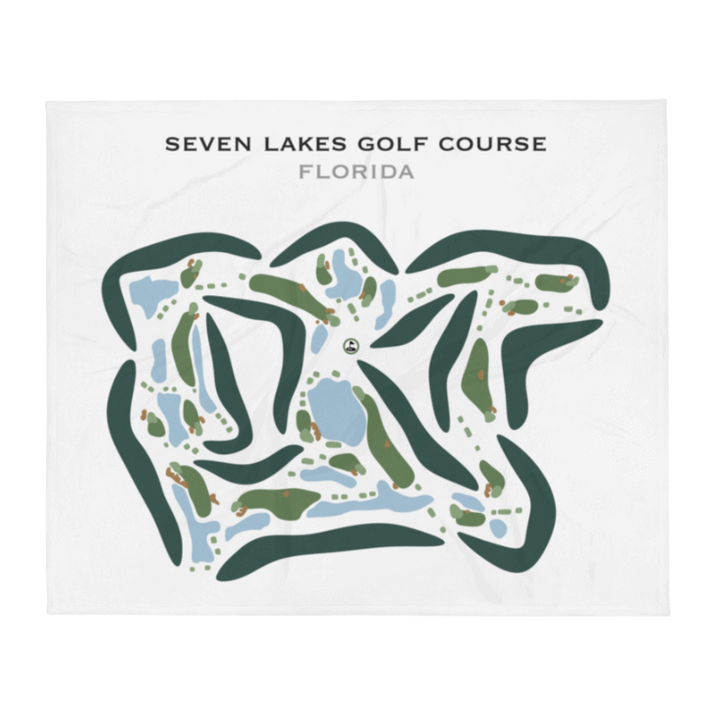 Seven Lakes Golf Course, Florida - Printed Golf Courses