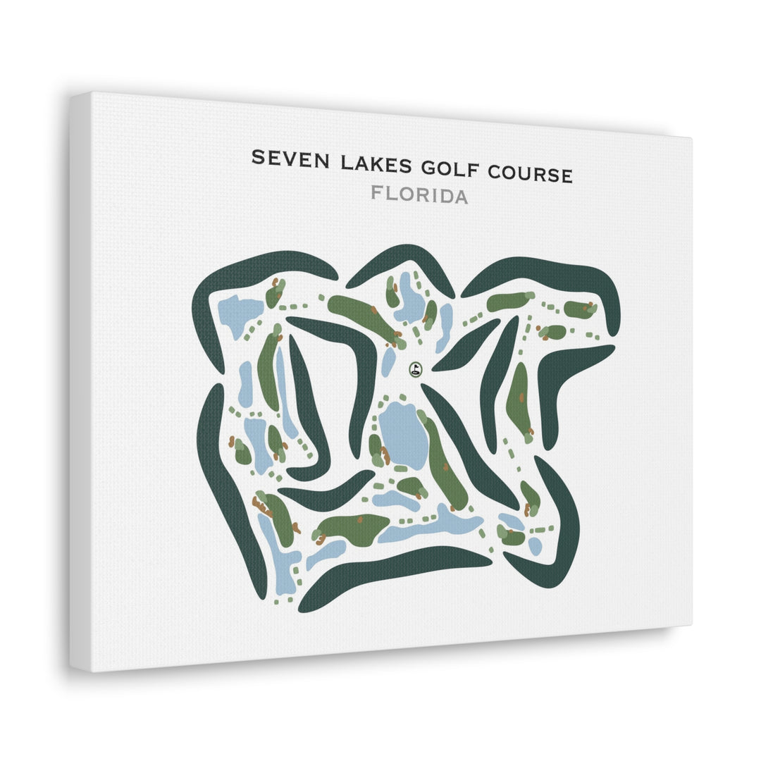 Seven Lakes Golf Course, Florida - Printed Golf Courses