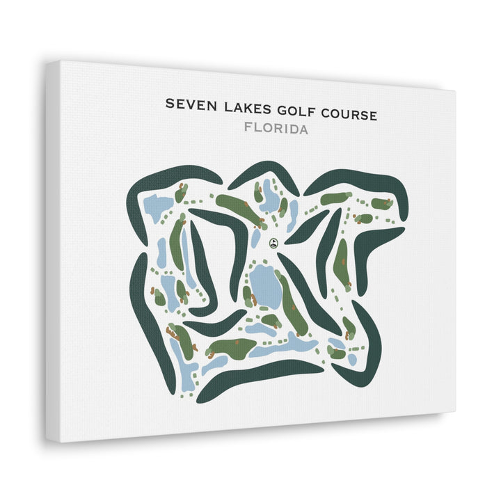 Seven Lakes Golf Course, Florida - Printed Golf Courses